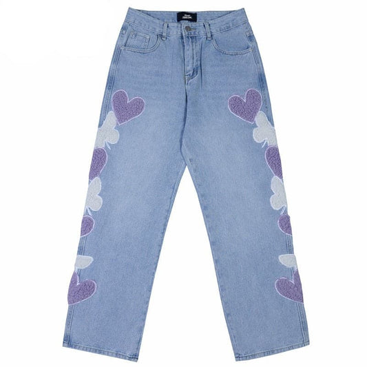 Furry Butterfly Jeans
