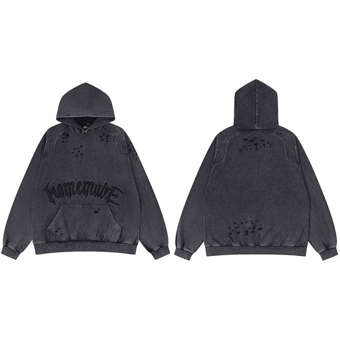 Ripped Homemade Hoodie