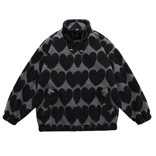 Hearts Fleece Sweater