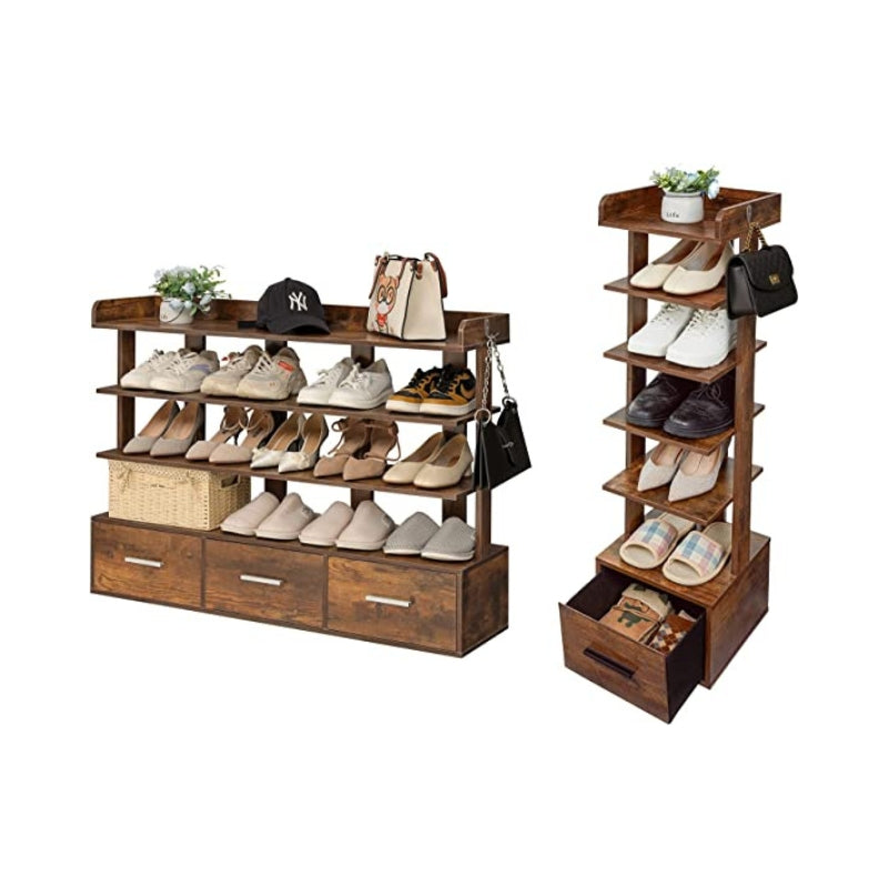 Vertical Wooden Shoe Tower
