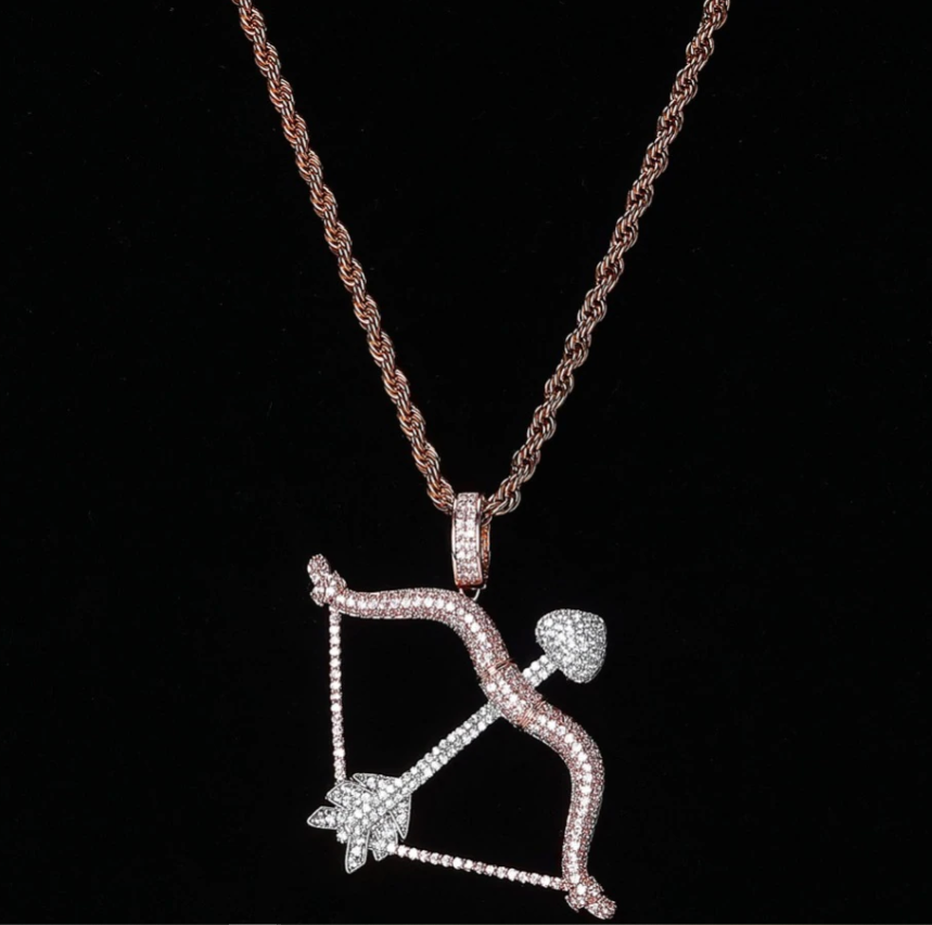 Bow & Arrow Pendant Necklace
