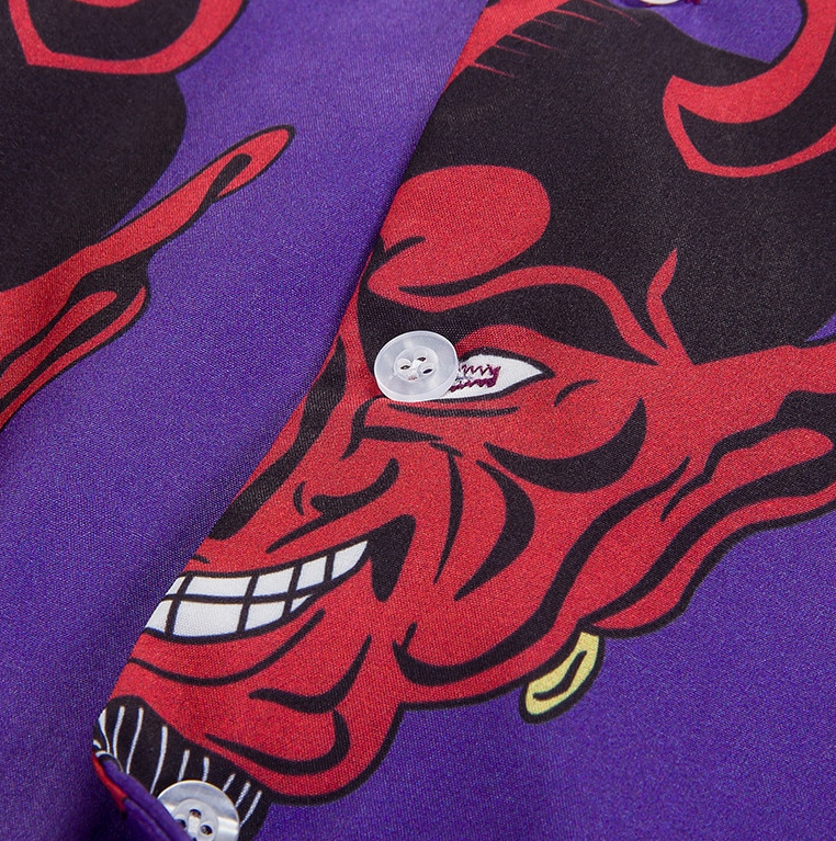 Devil Button Up