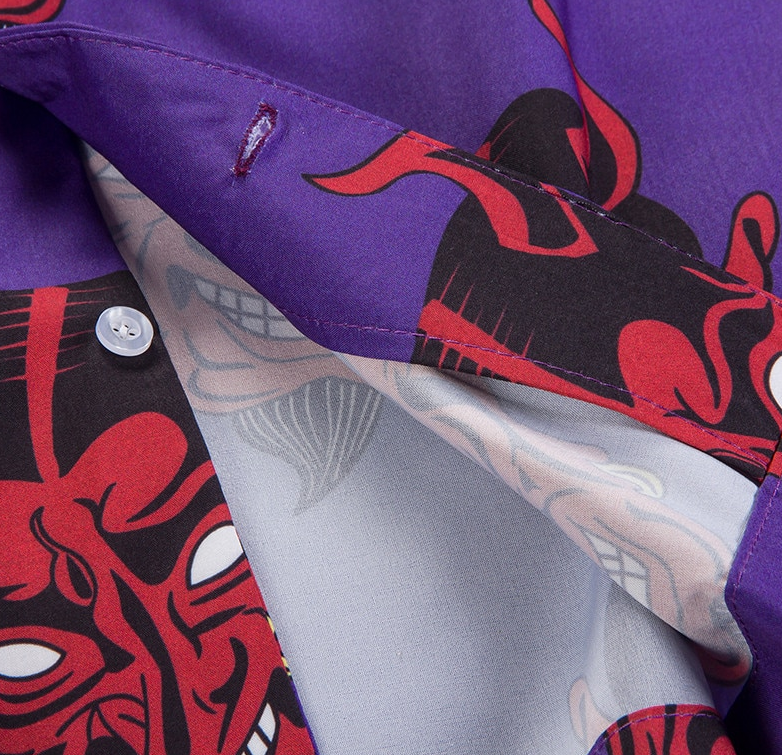 Devil Button Up