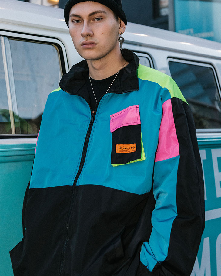Color Block Windbreaker