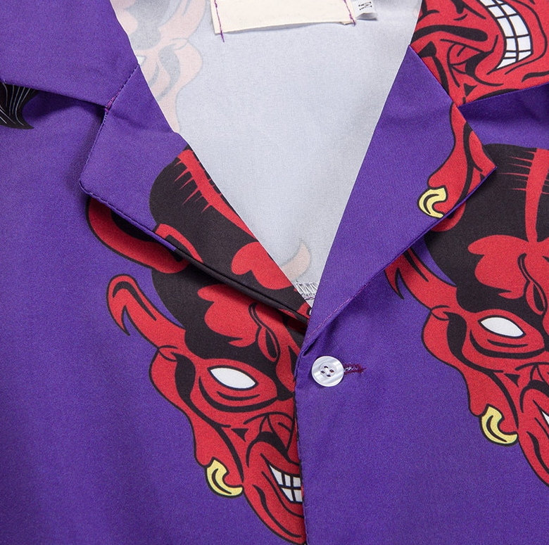 Devil Button Up