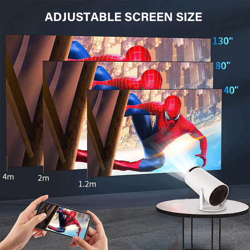 Super-Screen Projector