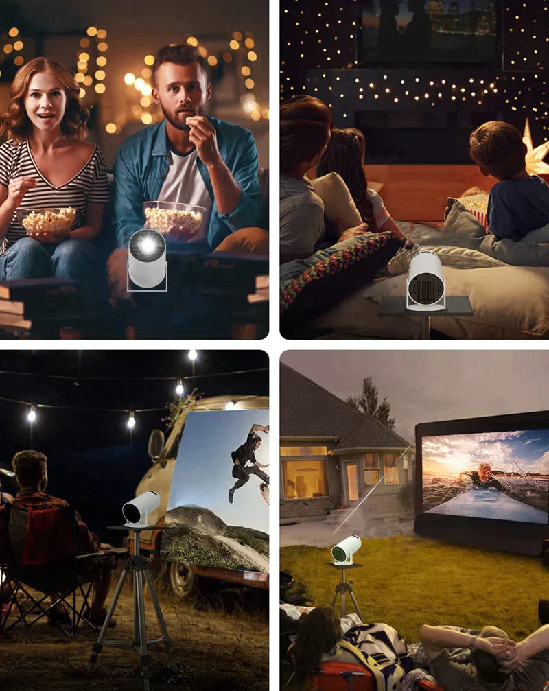 Super-Screen Projector
