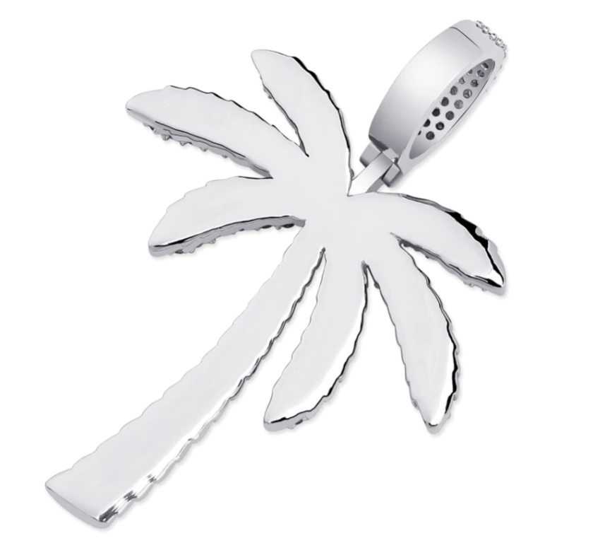 Palm Tree Pendant Necklace