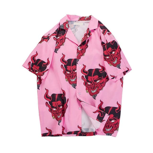 Devil Button Up