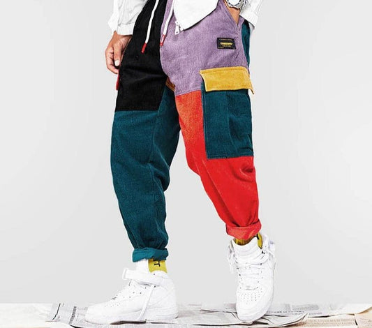 Color Block Joggers