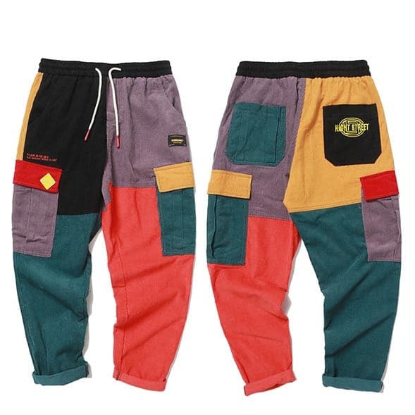 Color Block Joggers