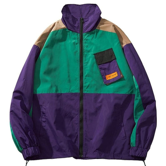 Color Block Windbreaker