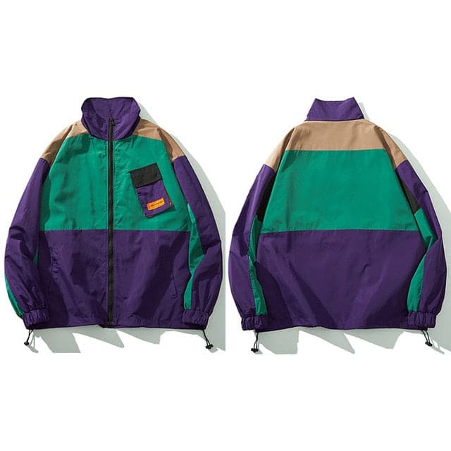 Color Block Windbreaker