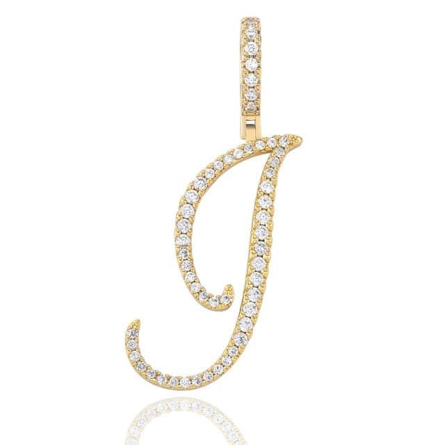 Cursive Pendant Necklce