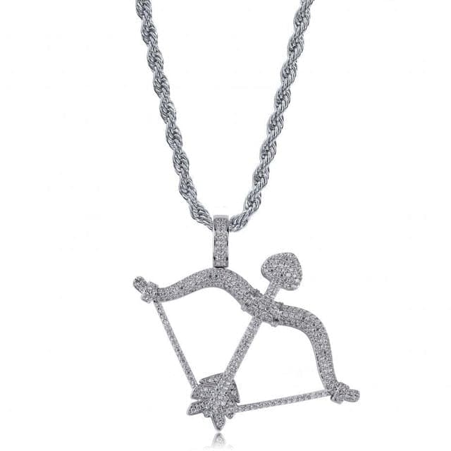 Bow & Arrow Pendant Necklace