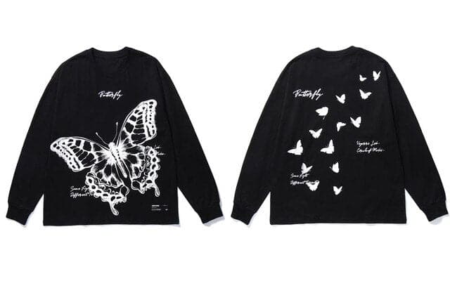 Butterflies Long Sleeve Tee