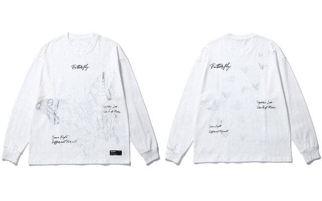 Butterflies Long Sleeve Tee
