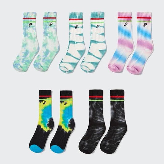 Multicolor Embroidered Socks