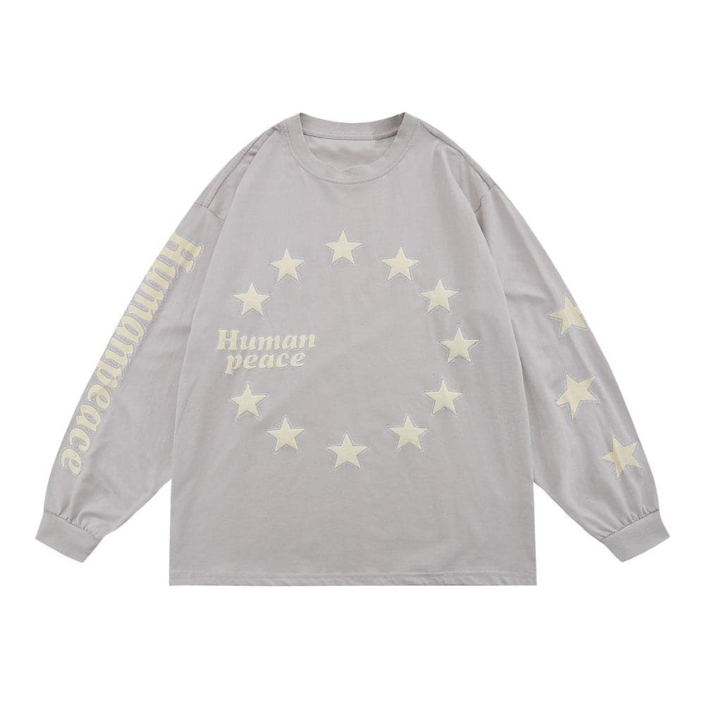 Human Peace Long Sleeve Tee