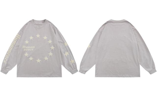 Human Peace Long Sleeve Tee
