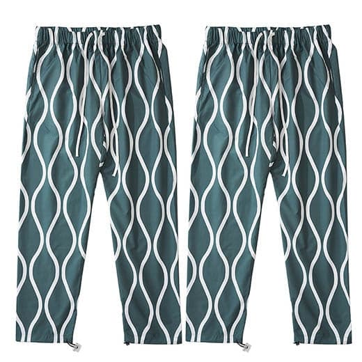 Green Spiral Pants