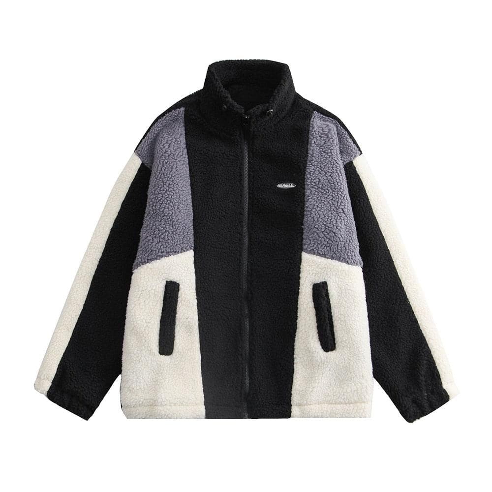 Patchwork Fleece Jacket