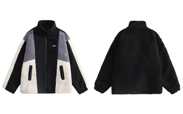 Patchwork Fleece Jacket