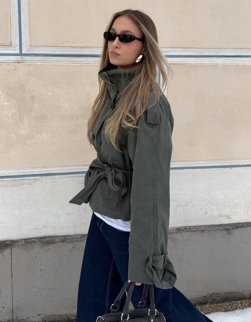 LORAYA - Trench coat col cheminée