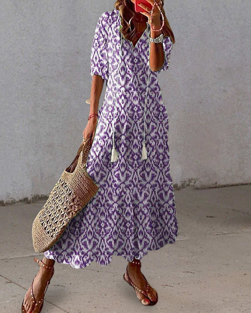 Irelisse | Bohemian maxi-jurk voor dames – zwierige zomerjurk