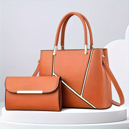 Louna – Ensemble sac à main deux pièces avec sac et pochette femme