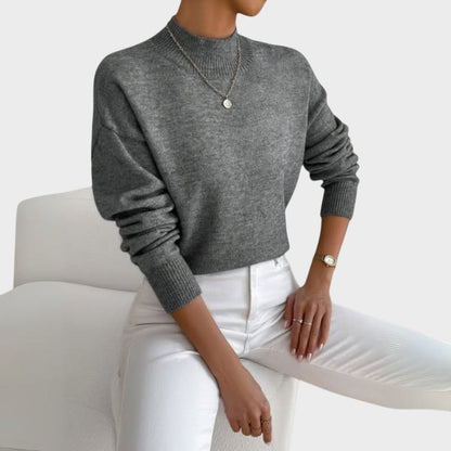 Beatriz | Pulover basic din tricot