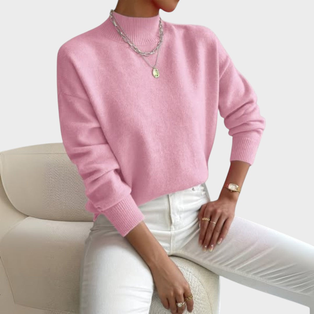 Beatriz | Pulover basic din tricot