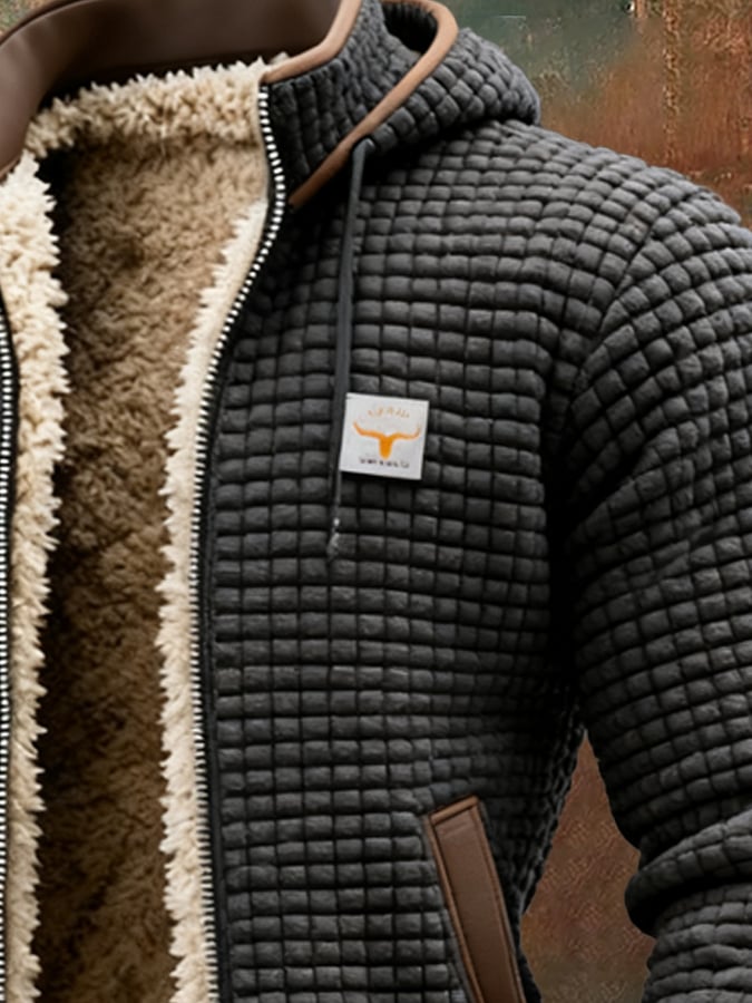 Thomas – Veste d’hiver matelassée en polaire homme
