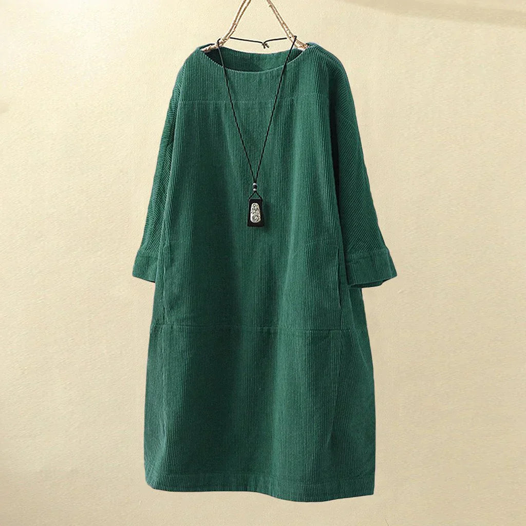 Velanora - Long Corduroy Women Top