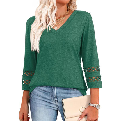 Styli | Chic Casual V-Neck Summer Top