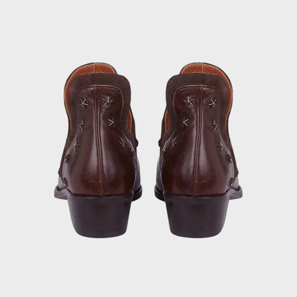 Estrella | Botines de Piel con Forma Puntiaguda
