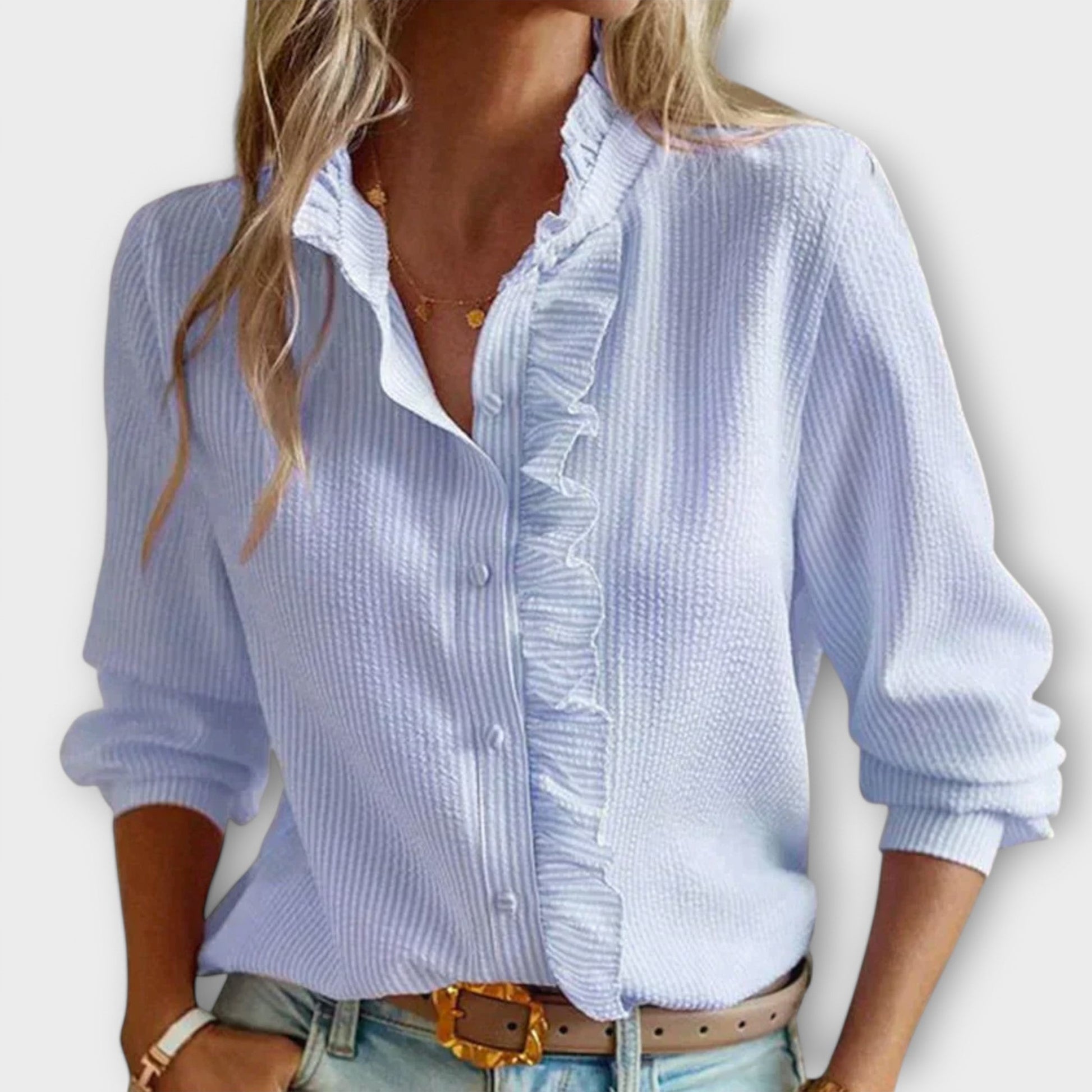 Lily - Elegant Long Sleeve Blouse