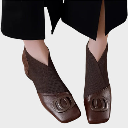 Abigail | Botins de Pele com Elástico