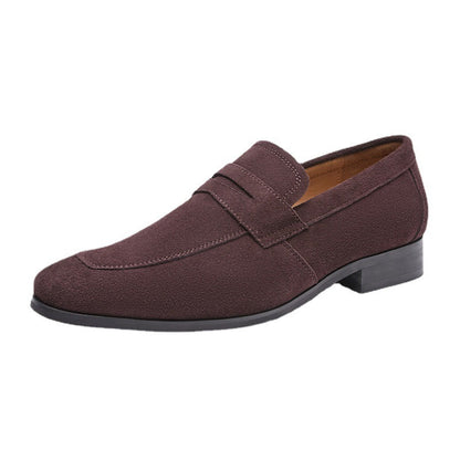 Tom Hollinger | Herren Wildleder Penny Loafer Klassische Slipper Schuhe