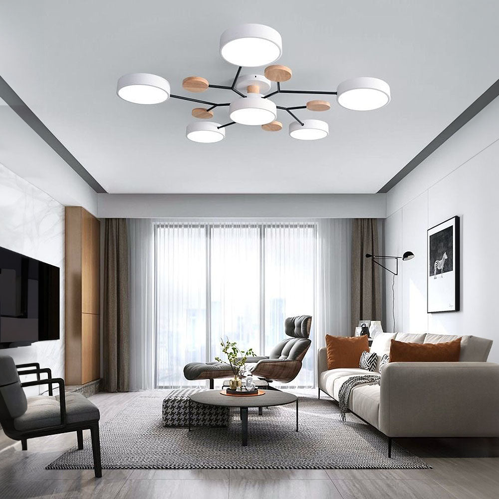 LED Lustr Moderní | Vícebodové Stropní Svítidlo