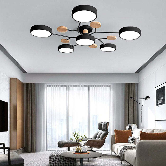 LED Lustr Moderní | Vícebodové Stropní Svítidlo