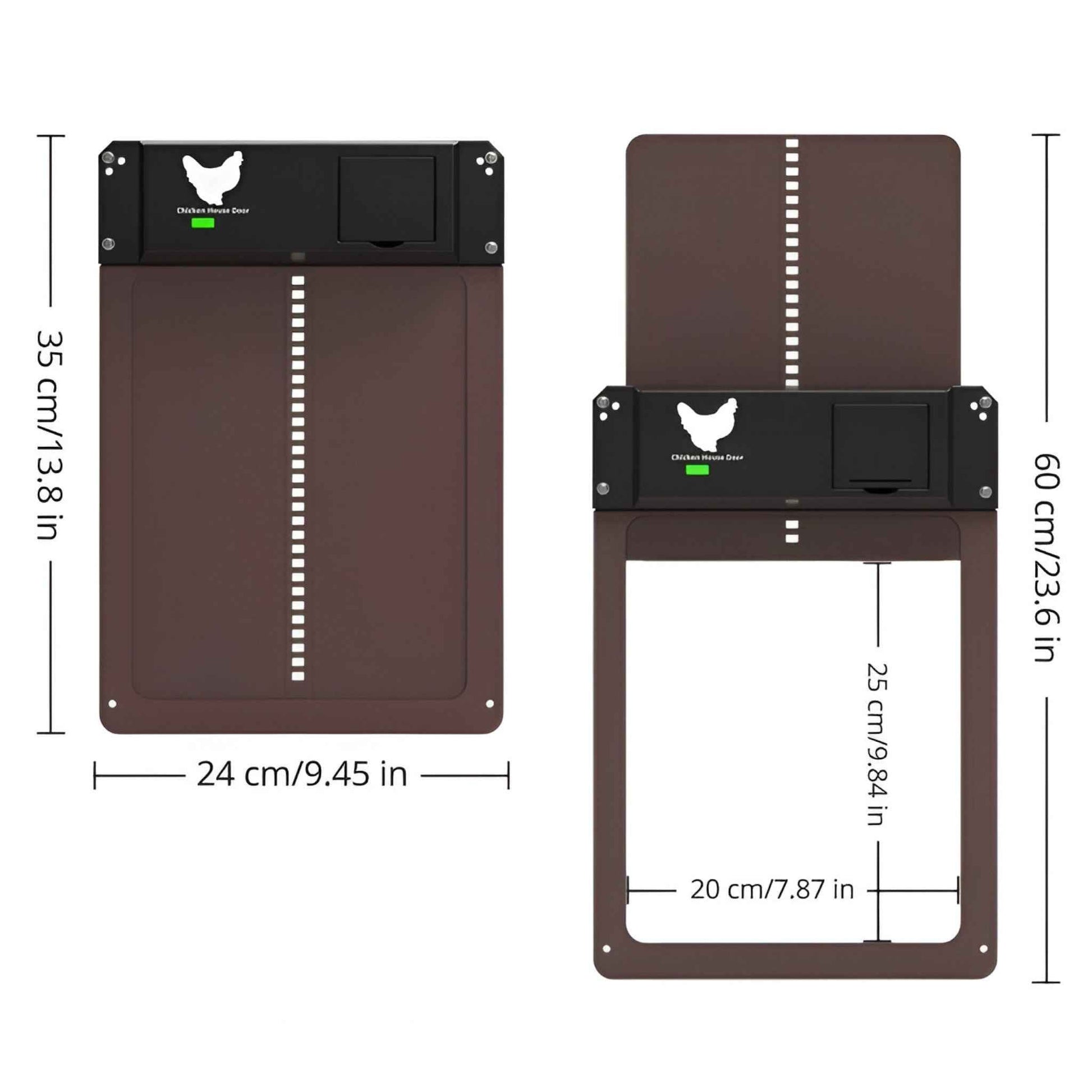 Poulailler PRO+ | Porte automatique de poulailler intelligente avec capteurs – Accès plus sûr et plus confortable