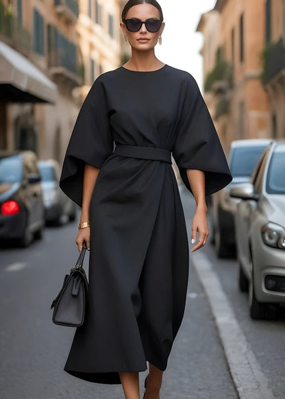 Flowy Belted Maxi Dress | Aurora | Relaxed Elegance