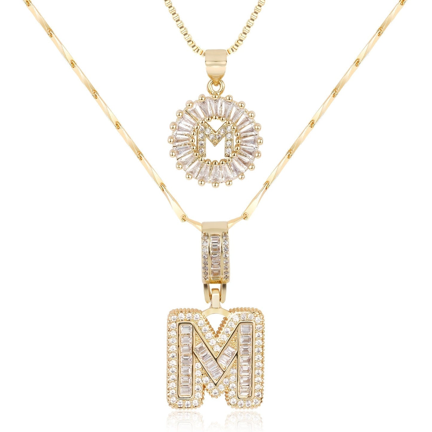 GemLetter Ketting - Initiaal Hanger met Luxe Glans