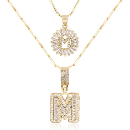 GemLetter Ketting - Initiaal Hanger met Luxe Glans