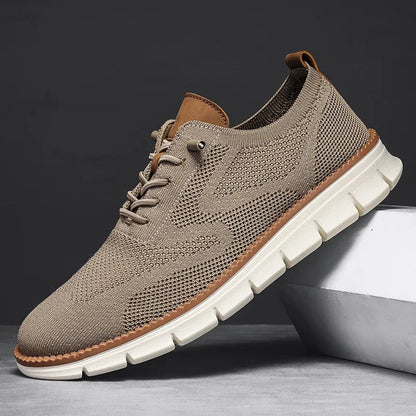 Men’s Breathable Knit Sneakers | Lightweight Casual Walking Shoes