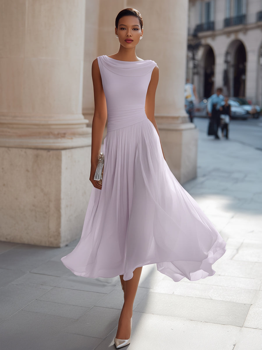 Damen Elegantes Hochzeitskleid | Midi