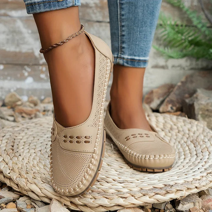 Orthopädische Ballerinas für Damen mit Einlegesohle