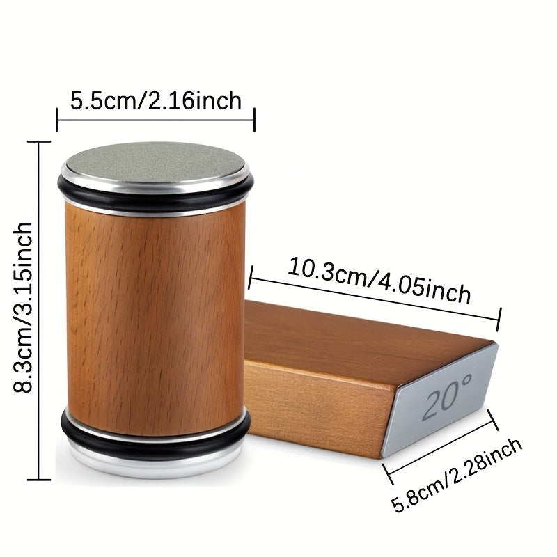 Schleifstein-Set EdgeCraft DuoSharp | Diamantsteen met Magnetische Bevestiging | 15° & 20° Slijp Hoek | Hout & Metaal