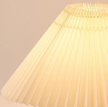 Eronix - Japanische Minimalistische Vintage Tischlampe mit Holz Stoff und LED